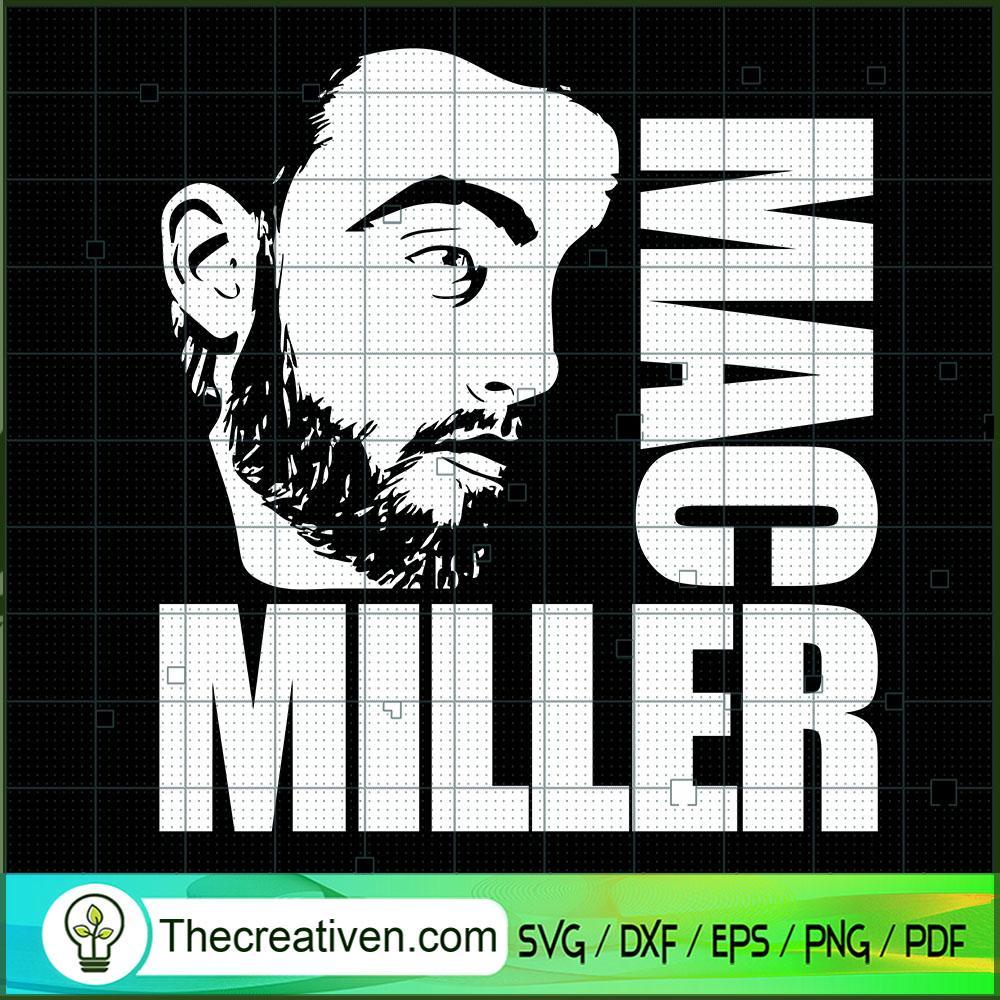 Mac Miller Poster SVG Cut File for Cricut & Silhouette 1 Mac Miller Poster SVG Cut File for Cricut & Silhouette
