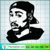 Tupac Best Face SVG Cut File for Cricut & Silhouette 2 number 16 copy 4