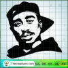 Tupac High SVG Cut File for Cricut & Silhouette 3 number 17 copy 2