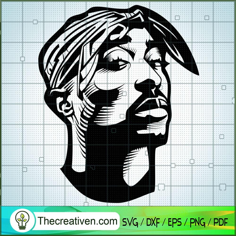 Tupac Thug Immortal SVG Cut File for Cricut & Silhouette 1 Tupac Thug Immortal SVG Cut File for Cricut & Silhouette