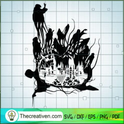 Ghost In Hogwarts SVG, Harry Potter SVG, Hogwarts SVG