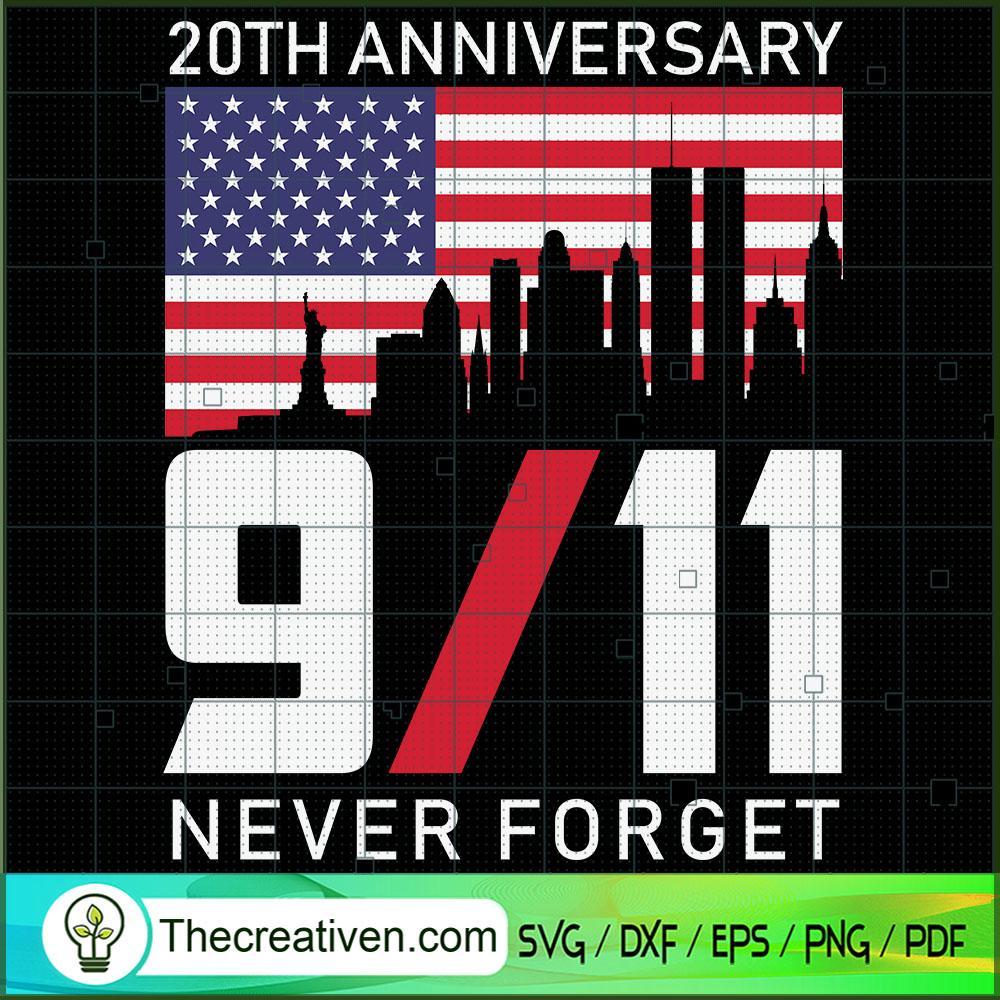 Firefighter Retired Never Forget SVG, September 11th Patriot Day SVG ...