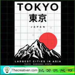Tokyo Nagasaki Kyoto SVG, Tokyo SVG, Japan SVG