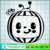 Cocomelon Logo Song SVG, Cocomelon SVG, Cartoon Movie SVG 3 number 4 copy 4
