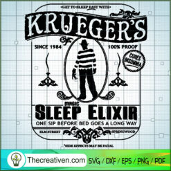 Krueger's Paper SVG, Scary SVG, Halloween SVG