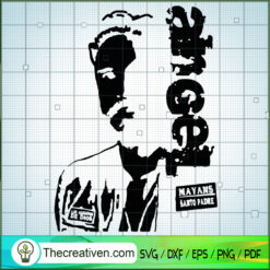 Angel Mayans Santo Padre SVG, Scary SVG, Halloween SVG