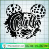 Cruella Mickey Head SVG, Scary SVG, Halloween SVG 3 34 copy