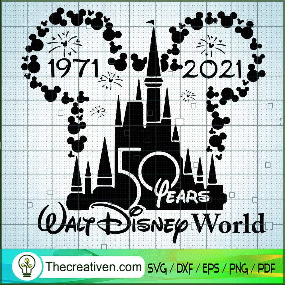 50 Years Walt Disney World SVG, Disney SVG, Mickey Head SVG 1 50 Years Walt Disney World SVG, Disney SVG, Mickey Head SVG