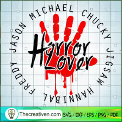Horror Lover SVG Cut File for Cricut & Silhouette