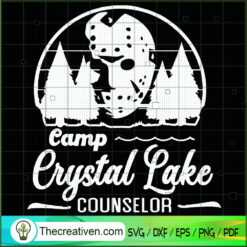 Camp Crystal Lake Counselor SVG Cut File for Cricut &  Design 38239