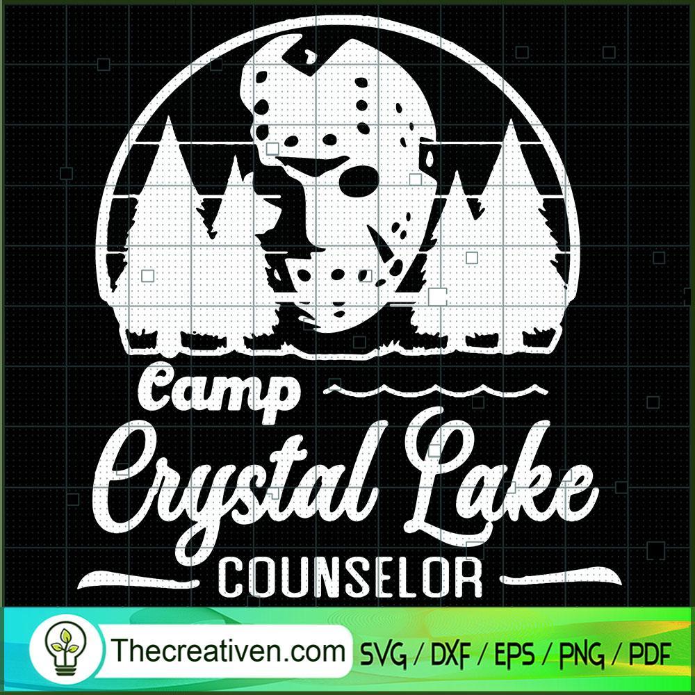 Camp Crystal Lake Counselor SVG Cut File for Cricut & Design 38239 1 Camp Crystal Lake Counselor SVG Cut File for Cricut & Design 38239