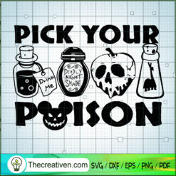 Pick Your Poison SVG Cut File for Cricut & Silhouette