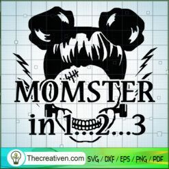 Momster in 1...2...3 SVG Cut File for Cricut & Silhouette