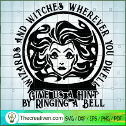 Wizards And Witches Wherever SVG Cut File for Cricut
