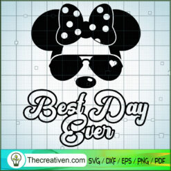 Best Day Ever Minnie SVG Cut File for Cricut & Silhoue Design 38210