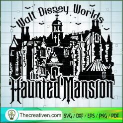 Walt Disney Worlds Haunted M SVG Cut File for Cricut