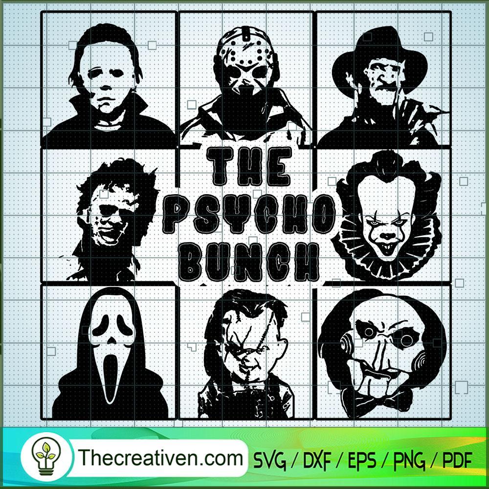 The Psycho Horror Bunch SVG Cut File for Cricut & Silhouette 1 The Psycho Horror Bunch SVG Cut File for Cricut & Silhouette