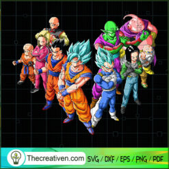 Guerreri Dragon Ball Super SVG Cut File for Cricut & Silhouette