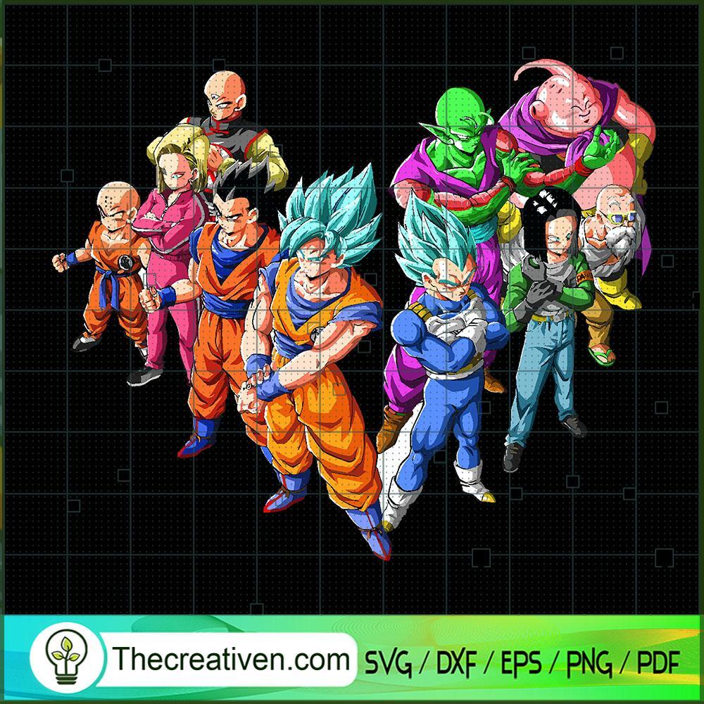 Guerreri Dragon Ball Super SVG Cut File for Cricut & Silhouette 1 Guerreri Dragon Ball Super SVG Cut File for Cricut & Silhouette