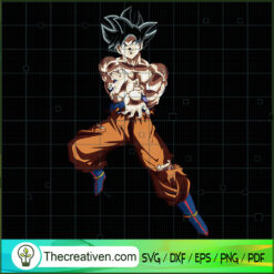 Goku Ultra Instinct SVG Cut File for Cricut & Silhouet Design 38191