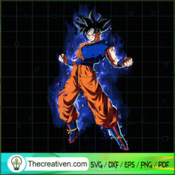 The Power Of Goku Ultra Instinct SVG Cut File for Cricut & Silhouette