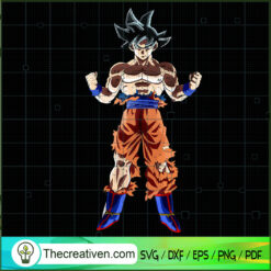 Goku State Change SVG Cut File for Cricut & Silhouette