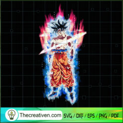Goku Ultra Instinct Combine SVG Cut File for Cricut & Silhouette