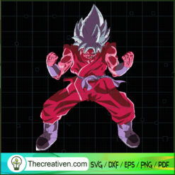 Goku Super Saiyan Rose Strai SVG Cut File for Cricut