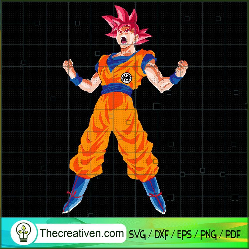 Goku Super Saiyan Rose Big Strong SVG Cut File for Cricut & Silhouette 1 Goku Super Saiyan Rose Big Strong SVG Cut File for Cricut & Silhouette