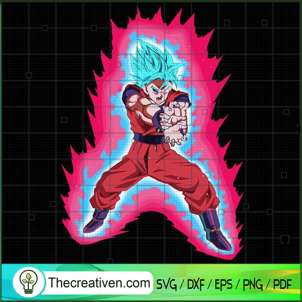 Goku Super Saiyan Rose Boom SVG Cut File for Cricut & Silhouette 1 Goku Super Saiyan Rose Boom SVG Cut File for Cricut & Silhouette
