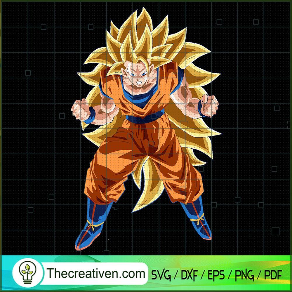 Goku Super Saiyan 3 SVG Cut File for Cricut & Silhouette 1 Goku Super Saiyan 3 SVG Cut File for Cricut & Silhouette