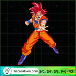 Goku Strike Out SVG Cut File for Cricut & Silhouette