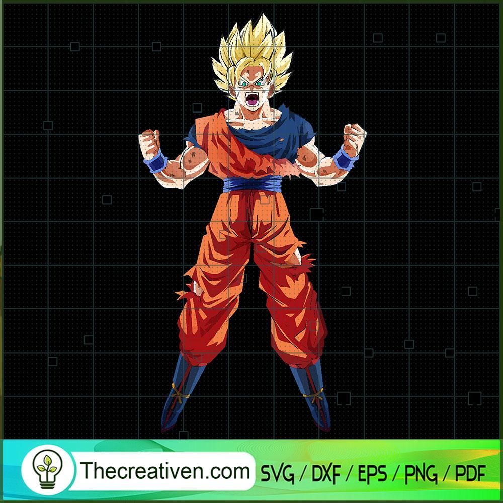 Goku Strain Yourself SVG Cut File for Cricut & Silhouette 1 Goku Strain Yourself SVG Cut File for Cricut & Silhouette