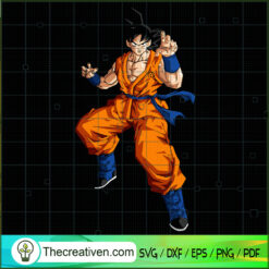 Goku Pose SVG Cut File for Cricut & Silhouette