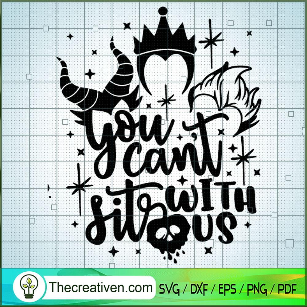 You Cant Sits With Us SVG, Disney Bad Witches SVG, Halloween SVG 1 You Cant Sits With Us SVG, Disney Bad Witches SVG, Halloween SVG