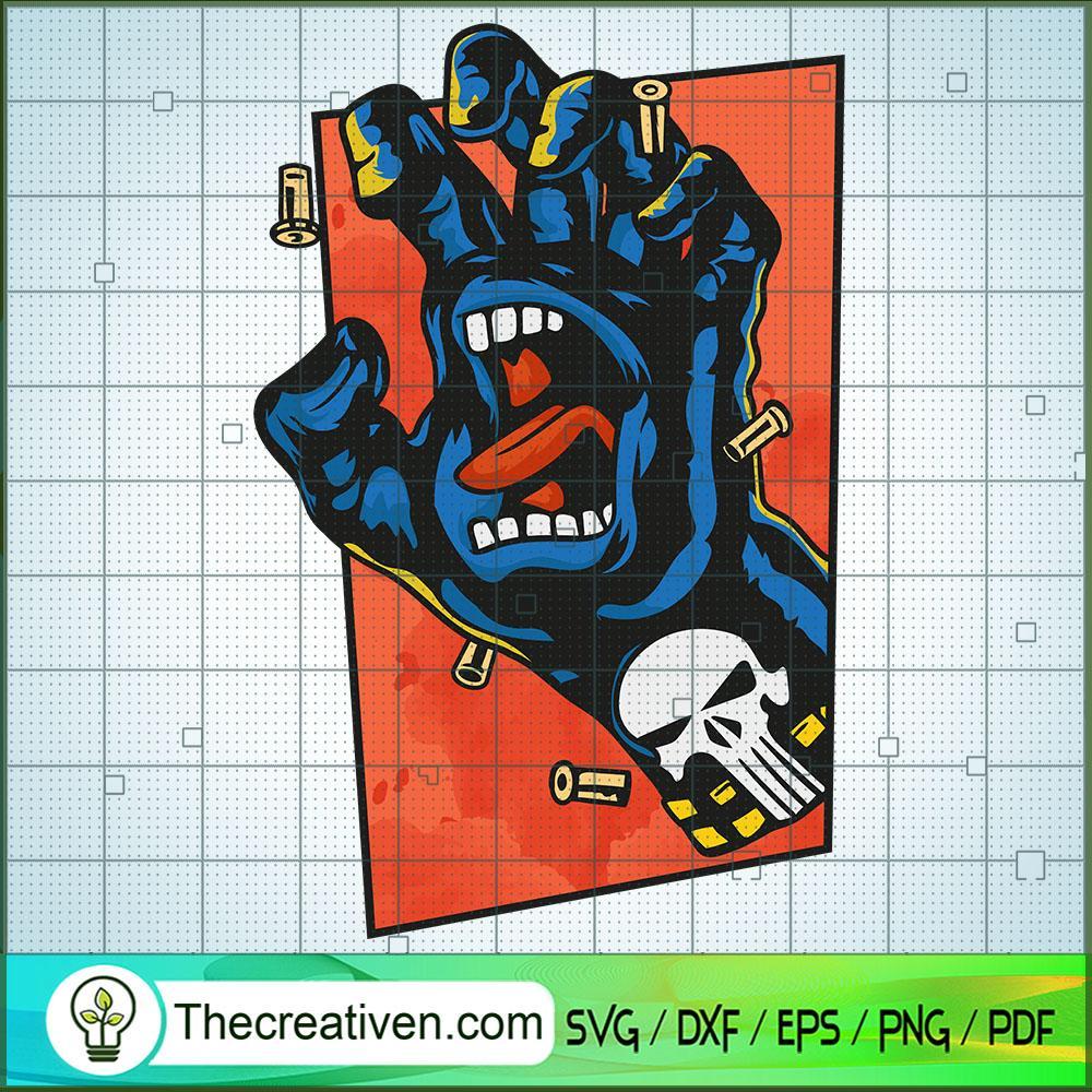Manos The Punisher SVG, Manos SVG, Marvel SVG 1 manos marvel 08 copy