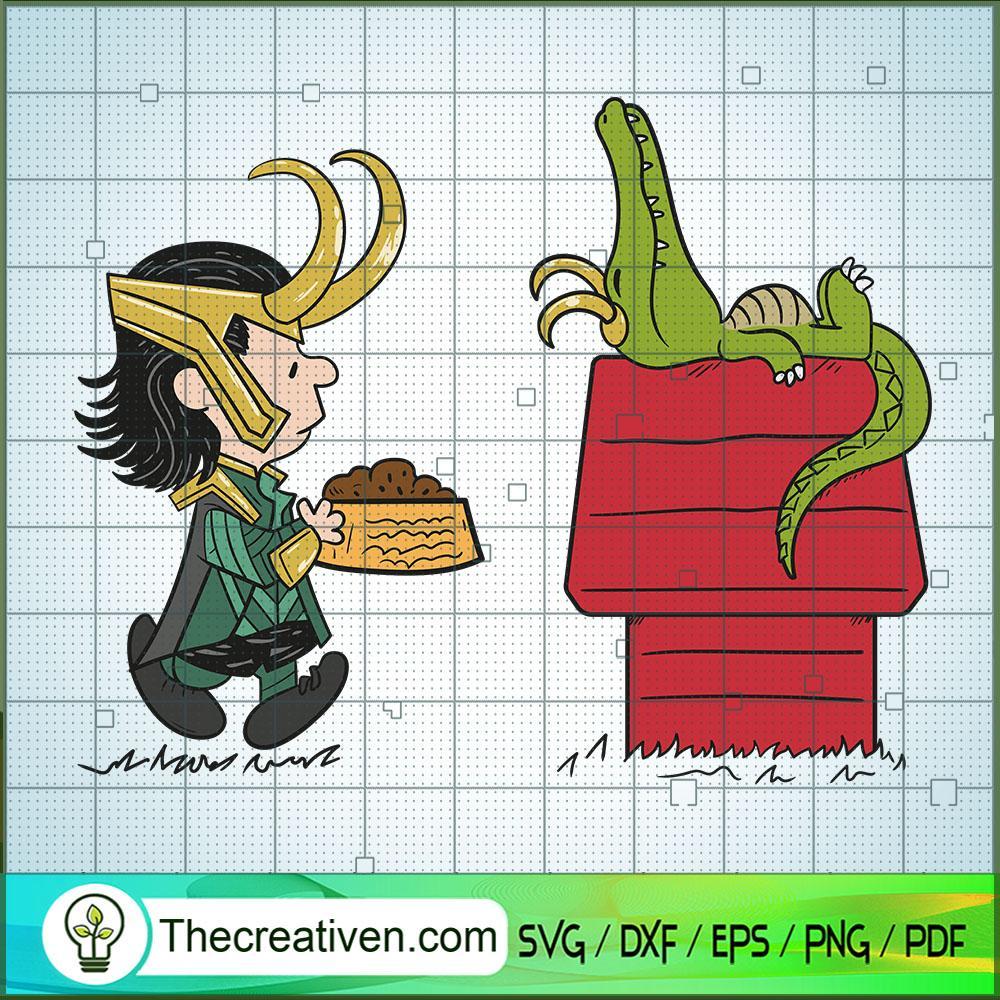 Loki Snoopy Crocodile SVG Cut File for Cricut & Silhouette 1 Loki Snoopy Crocodile SVG Cut File for Cricut & Silhouette