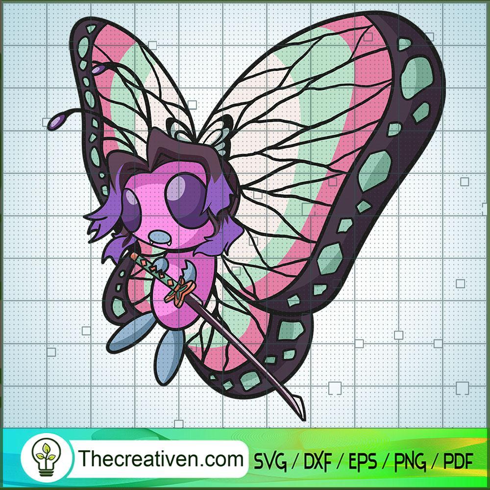 Kanae X Butterfree SVG, Kimetsu SVG, Pokemon SVG 1 Kanae X Butterfree SVG, Kimetsu SVG, Pokemon SVG