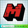 M Logo SVG, Minecraft SVG, Gamer SVG