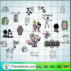 Beetlejuice Bundle SVG Cut File for Cricut & Silhouette