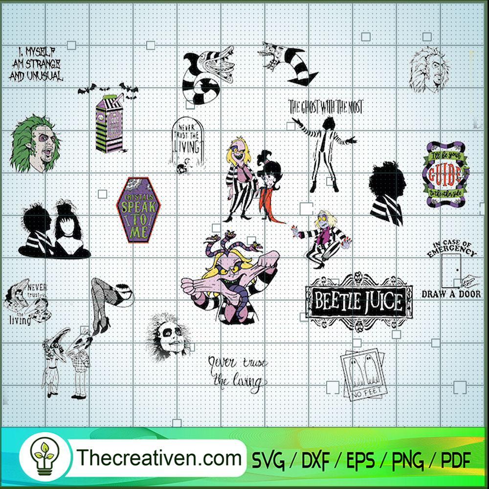 Beetlejuice Bundle SVG Cut File for Cricut & Silhouette 1 Beetlejuice Bundle SVG Cut File for Cricut & Silhouette