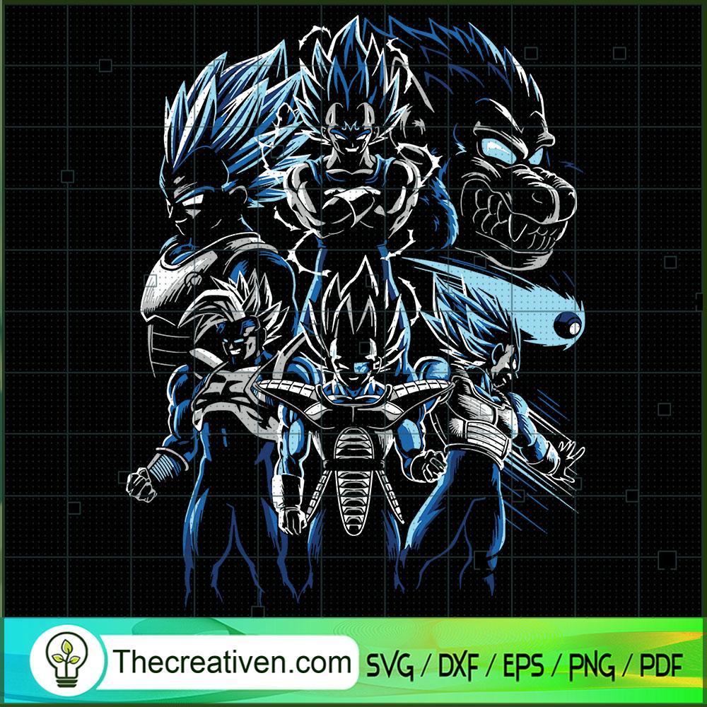 Super Saiyan Blue SVG Cut File for Cricut & Silhouette 1 Super Saiyan Blue SVG Cut File for Cricut & Silhouette
