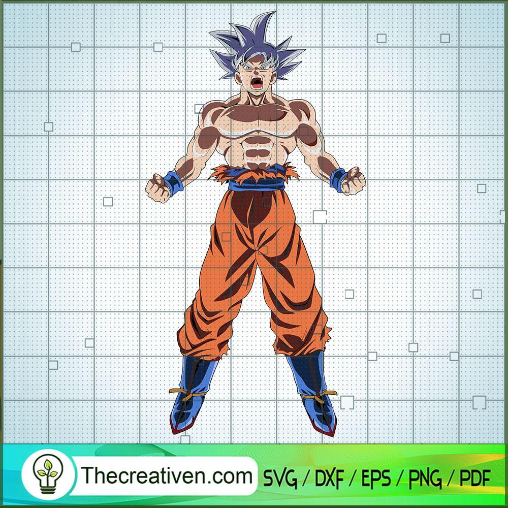 Son Goku Ultra Instinct Dragon Ball SVG, Dragon Ball SVG, Goku SVG 1 114 copy