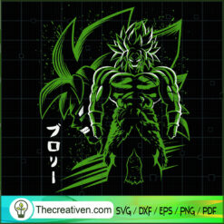 Broly Dragon Ball SVG, Dragon Ball SVG, Goku SVG