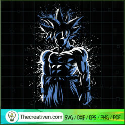 Son Goku Super Saiyan Dragon Ball Z SVG, Dragon Ball SVG, Goku SVG
