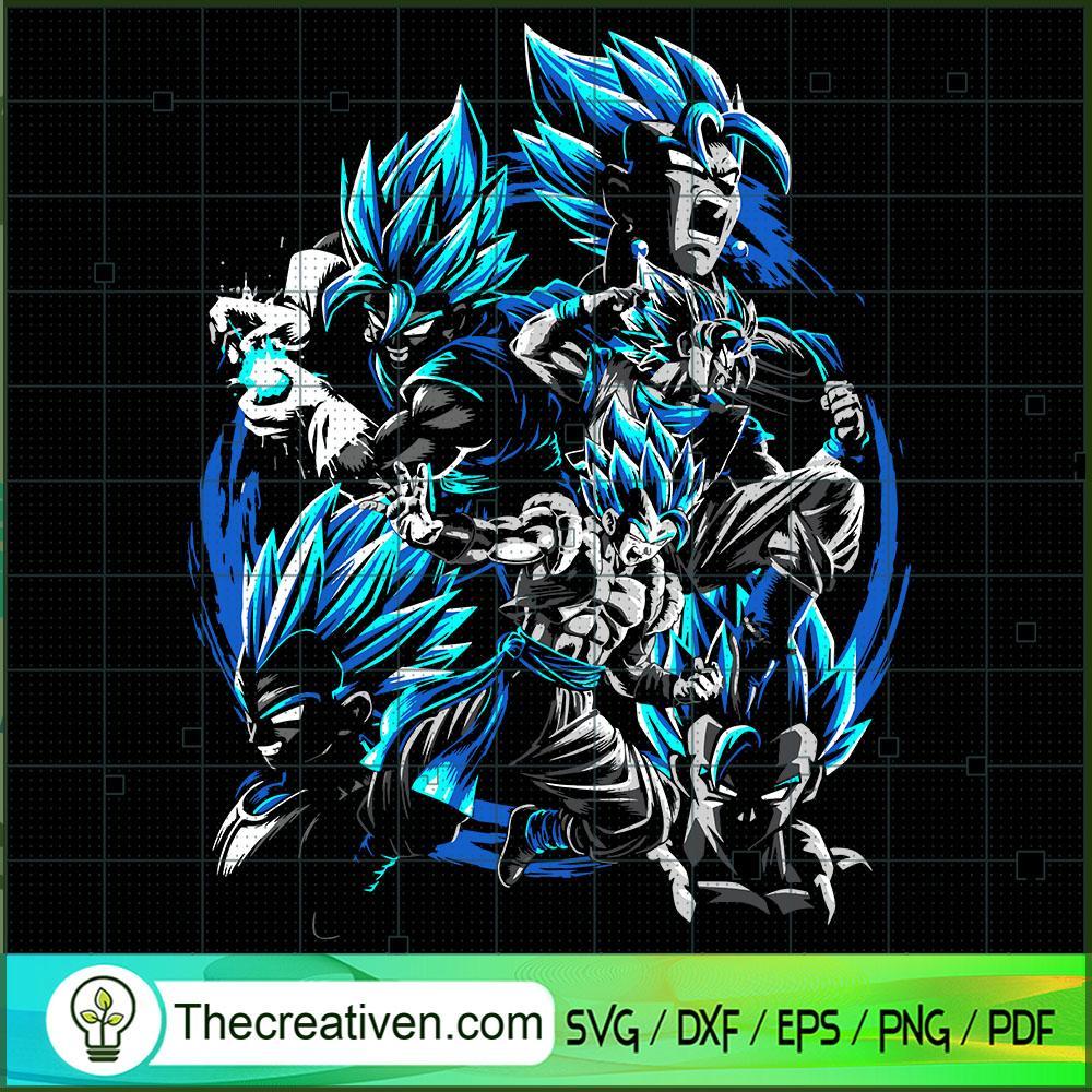 Songota Super Saiyan Blue SVG, Dragon Ball SVG, Goku SVG 1 Songota Super Saiyan Blue SVG, Dragon Ball SVG, Goku SVG