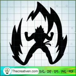 Dragon Ball Goku Super Saiyan SVG, Dragon Ball SVG, Goku SVG