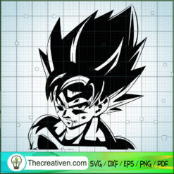Son Goku Fighting Dragon Ball SVG, Dragon Ball SVG, Goku SVG