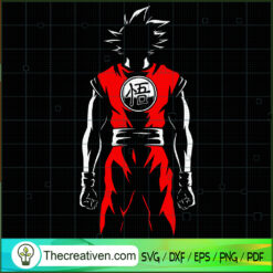Son Goku Dragon Ball Z SVG Cut File for Cricut & Silho Design 36950