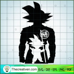 Goku in Son Goku SVG, Dragon Ball SVG, Goku SVG